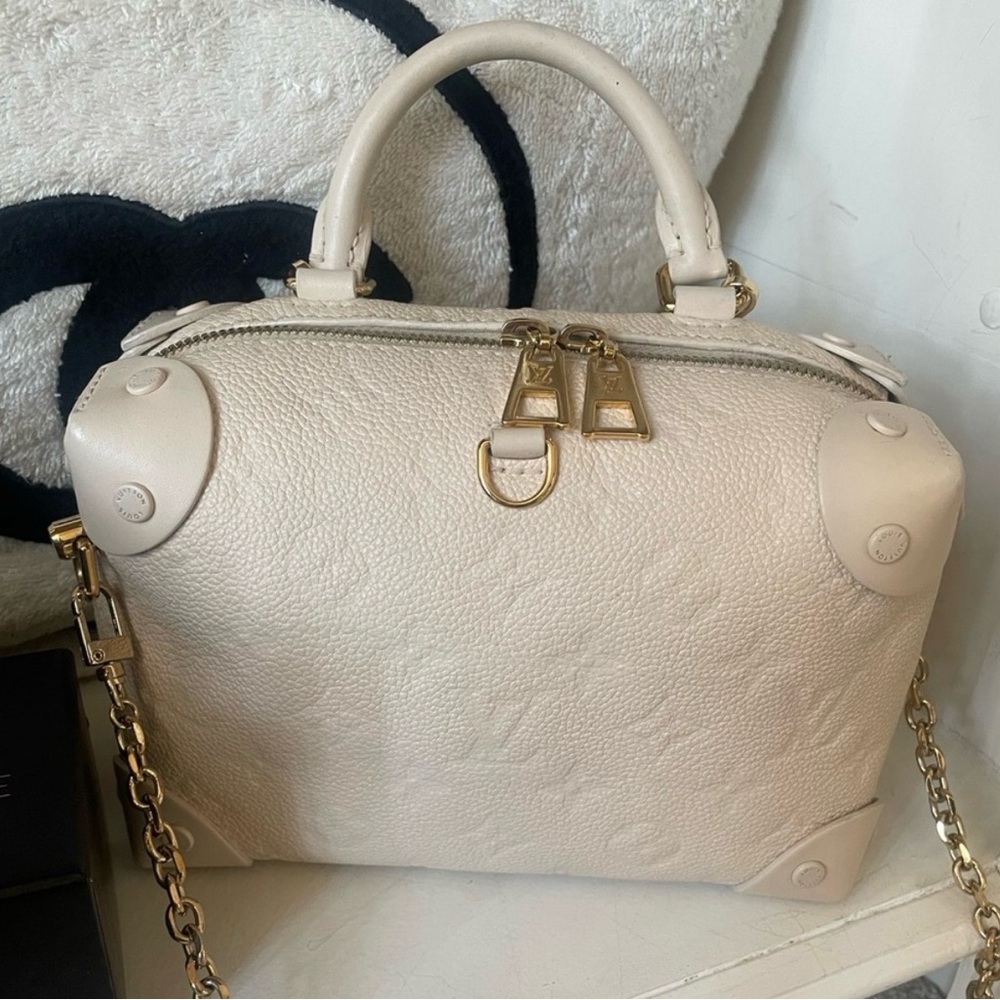 Louis Vuitton white monogram empriente petite Malle Souple - Picture 2 of 12
